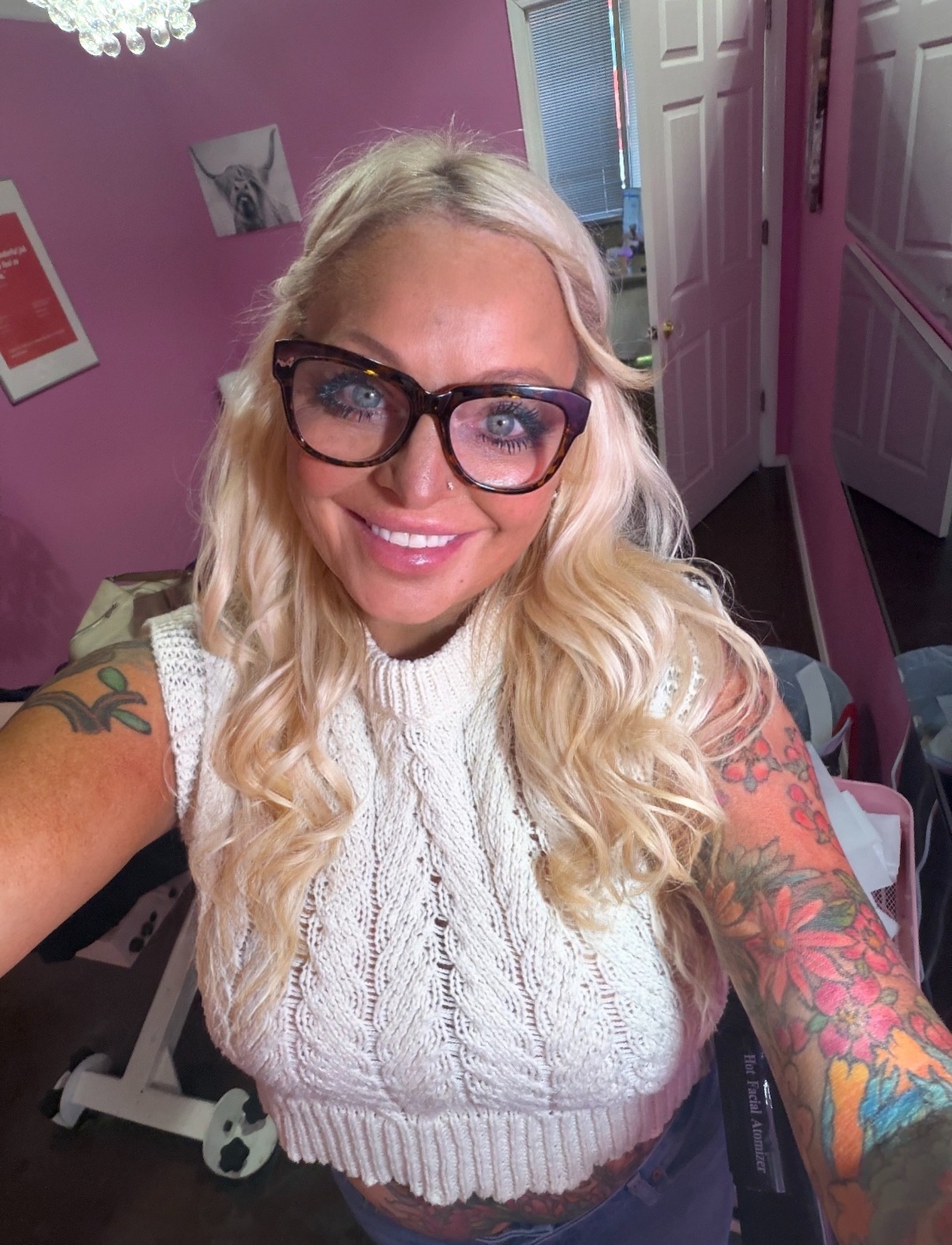 Angie, owner of The Wax Shack
